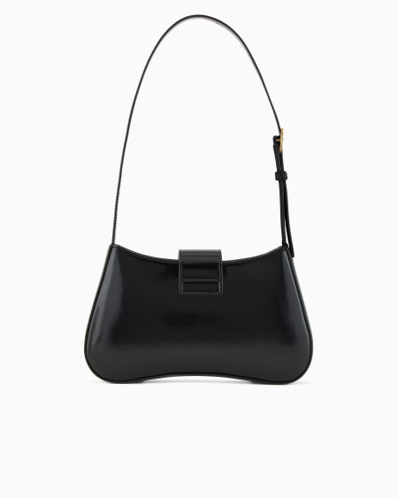 Armani Bolso de hombro tipo hobo con hebilla con logotipo Liquidación
