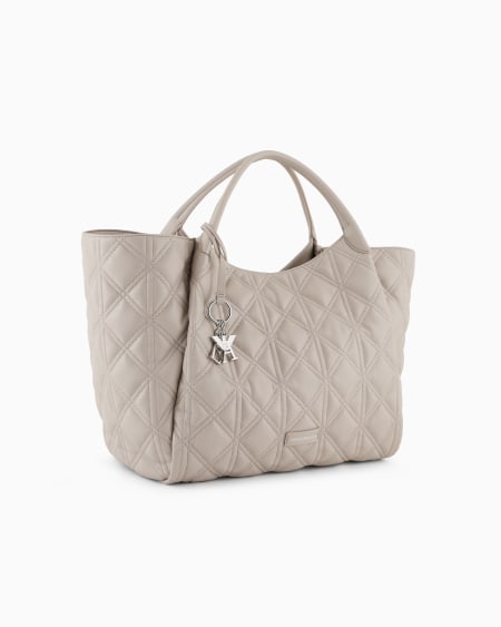 Armani Maxibolso shopper efecto napa acolchada Último día