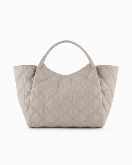 Armani Maxibolso shopper efecto napa acolchada Último día