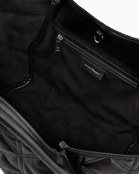 Armani Bolso shopper efecto napa acolchada Precio de fábrica