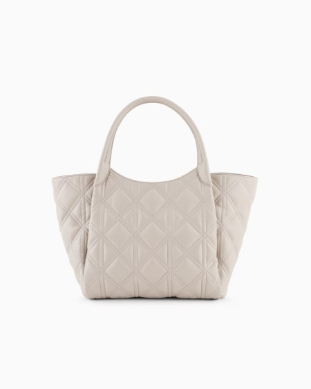 Armani Bolso shopper efecto napa acolchada Promoción por tiempo limitado
