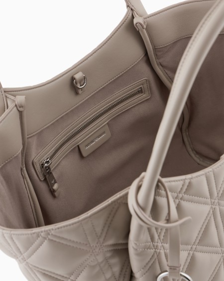 Armani Bolso shopper efecto napa acolchada Promoción por tiempo limitado