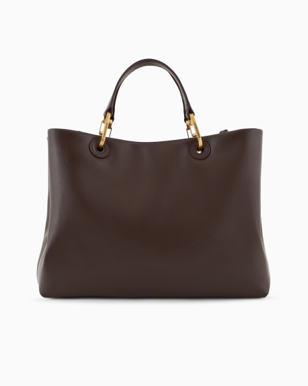 Armani Bolso shopper MyEA de piel con logotipo trenzado En oferta