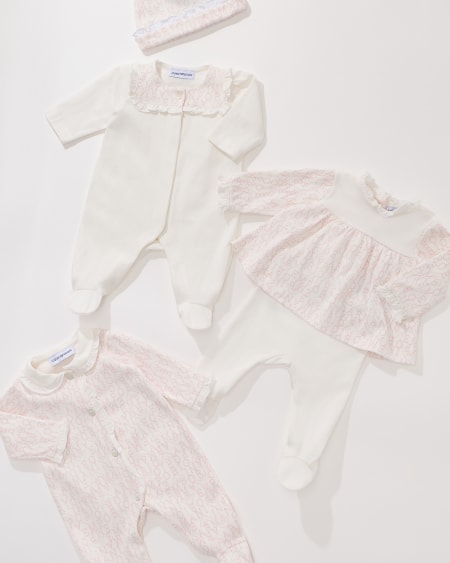 Armani Set de regalo con jersey y pantalones con pies de punto interlock con inscripción integral Última moda