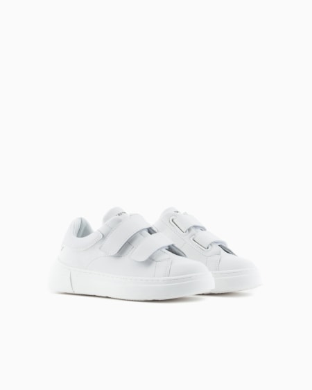 Armani Deportivas de piel con velcro Descuento por venta flash