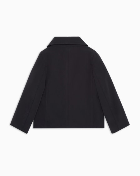 Armani Chaqueta de abotonadura doble en nailon de tacto suave Precio ultrabajo