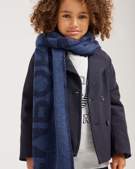 Armani Chaqueta de abotonadura doble en nailon de tacto suave Precio ultrabajo