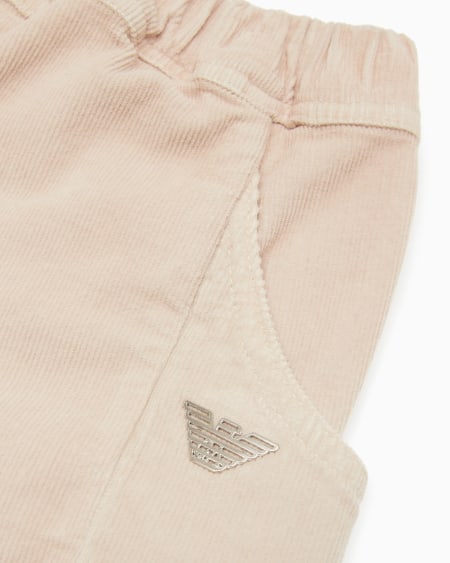 Armani Pantalones de pana con cintura elástica Devoluciones gratuitas