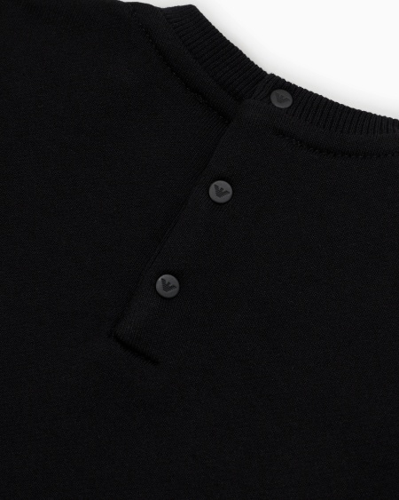 Armani Sudadera de mezcla de modal con logotipo Ofertas