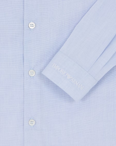 Armani Camisa con bordado en el puño En oferta