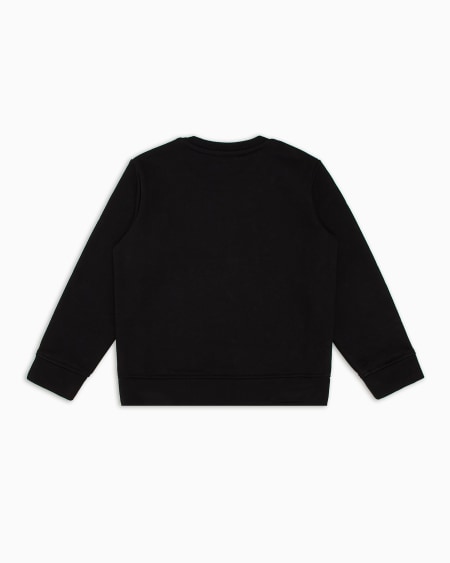 Armani Sudadera de punto de mezcla de modal con logotipo Los más vendidos