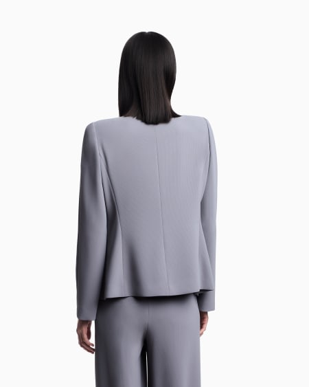 Armani Chaqueta de tejido texturizado fluido y plisado Superdescuento