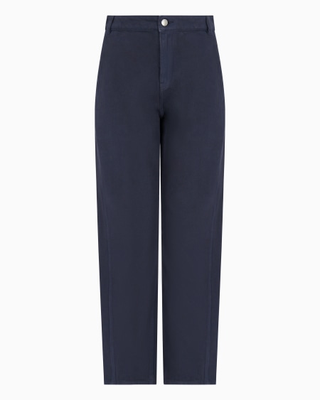 Armani Vaqueros J4H de pernera ovalada en dril teñido en prenda Icon Ofertas de temporada