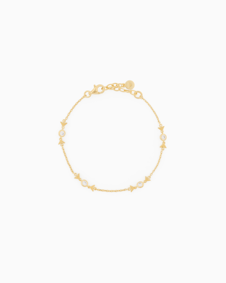 Armani Pulsera de cadena en plata de ley color dorado Devoluciones gratuitas