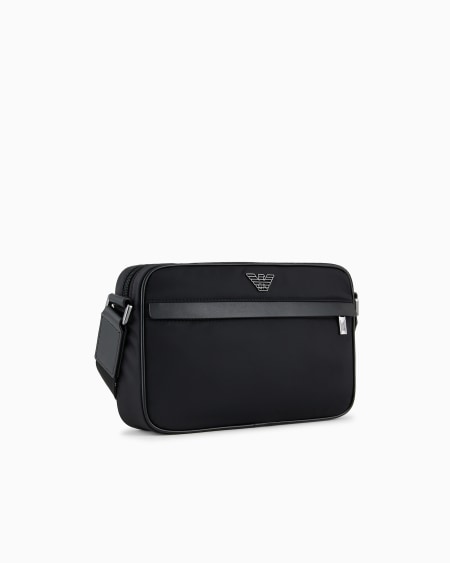 Armani Bolso bandolera de nailon reciclado ASV Venta caliente