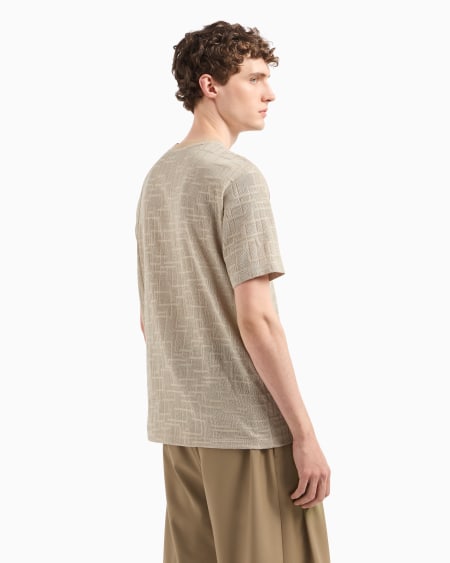 Armani Camiseta de punto con motivo de intarsia Outlet online