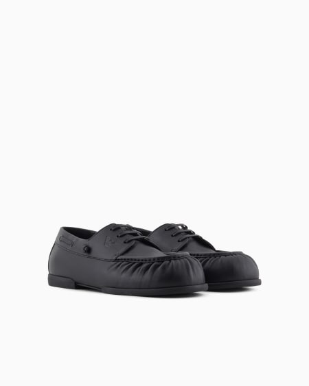 Armani Náuticos de piel lisa Rebajas