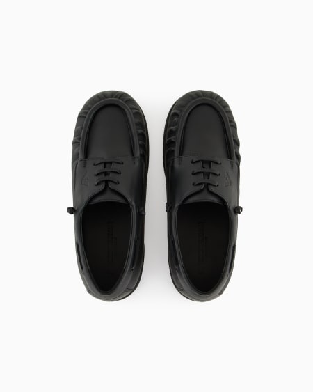Armani Náuticos de piel lisa Rebajas