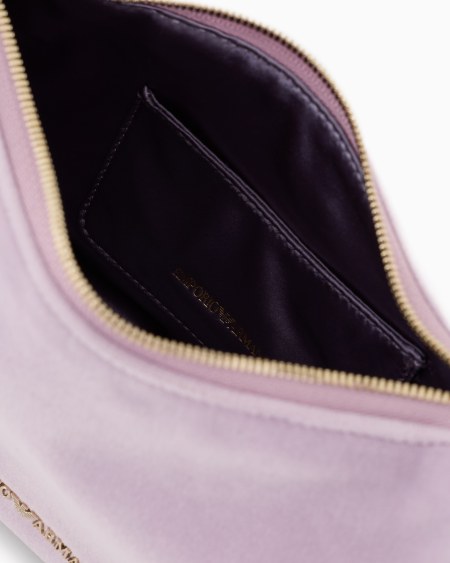 Armani Bolso de hombro baguette de terciopelo Liquidación
