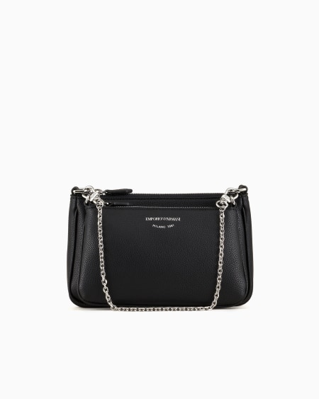 Armani Minibolso doble con bandolera y estampado de ciervo Último día