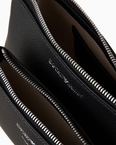 Armani Minibolso doble con bandolera y estampado de ciervo Último día