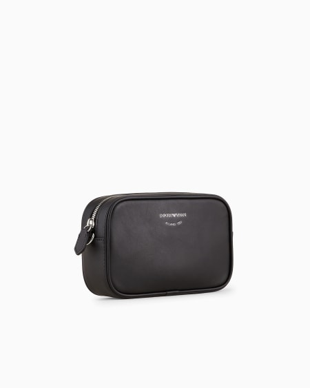 Armani Bolso bandolera tipo cámara en piel ecológica ASV Oferta especial de fábrica