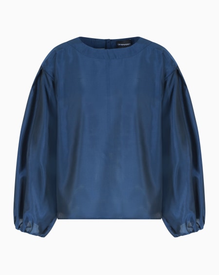 Armani Blusa de muselina técnica Ofertas