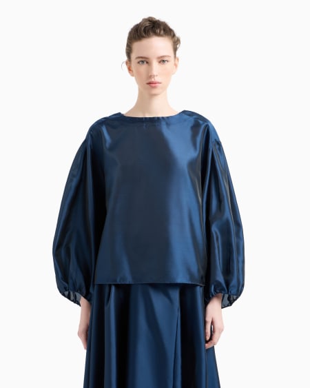 Armani Blusa de muselina técnica Ofertas