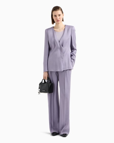 Armani Pantalones con pinzas de sablé Icon Oferta especial