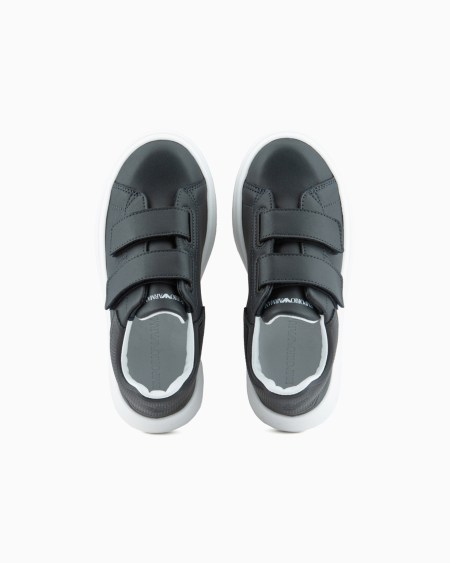 Armani Deportivas de piel con velcro Promoción trimestral