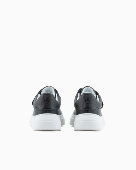 Armani Deportivas de piel con velcro Promoción trimestral