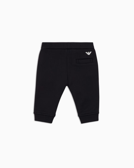 Armani Pantalones de chándal de punto en mezcla de modal con logotipo Ahorra y exporta