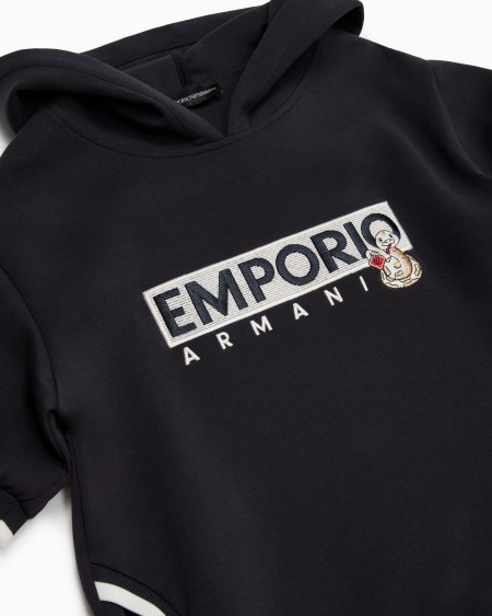 Armani Vestido de punto doble con bordado Libre de impuestos
