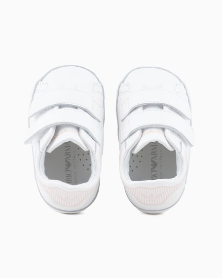 Armani Deportivas de napa con velcro Descuento por venta flash