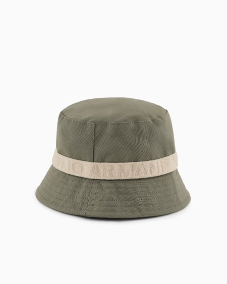 Armani Sombrero cloche con aplicación del logotipo ASV Rebajas de fin de temporada