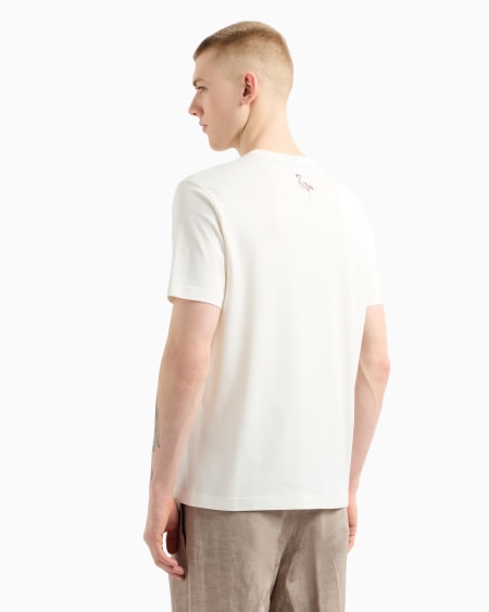 Armani Camiseta de punto con estampado Camargue Tienda