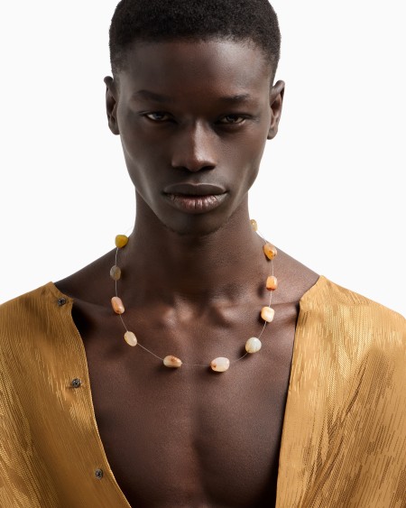 Armani Collar con piedras semipreciosas Tienda
