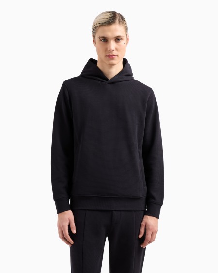 Armani Sudadera de punto gofre con capucha Travel Essential Precio de fábrica