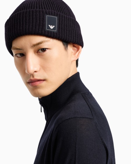 Armani Gorro de lana Travel Essential Envío internacional gratuito