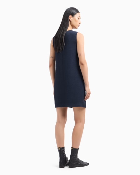 Armani Vestido túnica de tejido texturizado Icon Limitado a 3 días