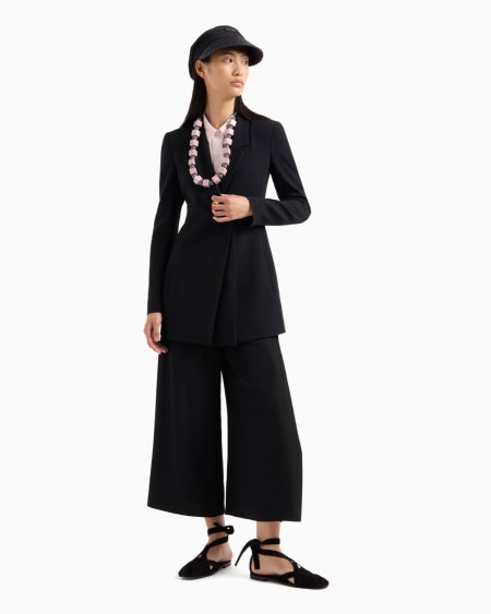 Armani Blusa sin mangas de crepé fluido 2025