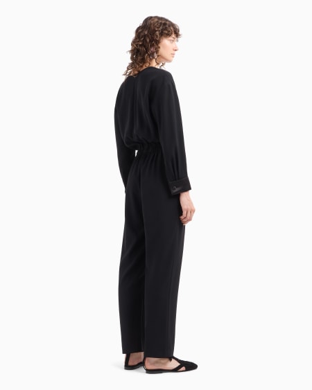 Armani Mono de cady técnico con solapas de raso Outlet
