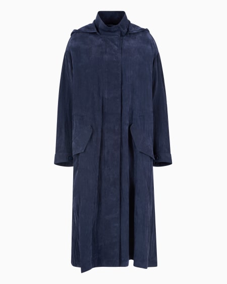 Armani Gabardina con cordón en la cintura de cupro técnico Gran oferta