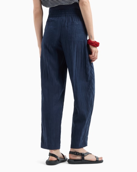 Armani Pantalones de cupro técnico Rebajas baratas
