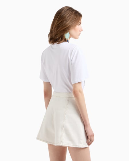 Armani Falda pantalón de dril de algodón Descuento