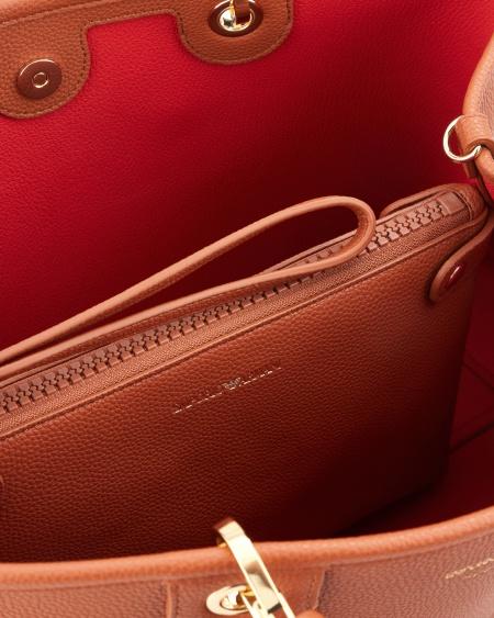Armani Bolso shopper MyEA mediano con estampado de ciervo Liquidación