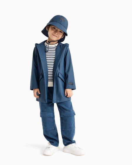 Armani Parka de nailon revestido con capucha En línea
