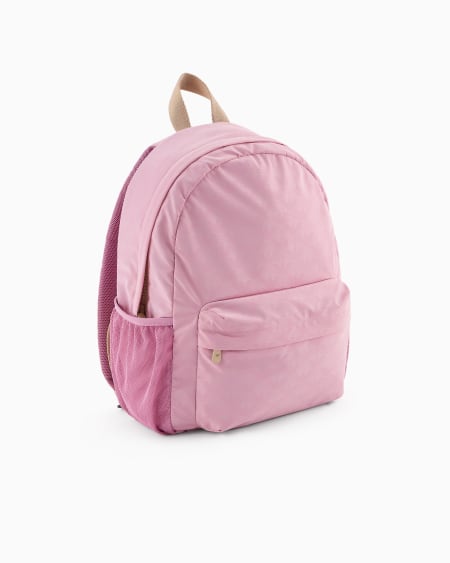 Armani Mochila de nailon con motivo integral de águila Ofertas