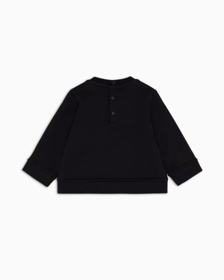 Armani Sudadera de mezcla de modal con logotipo Gran oferta