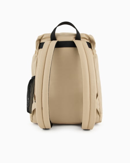 Armani Mochila de nailon con cincha y detalle de cuerda cruzada Liquidación